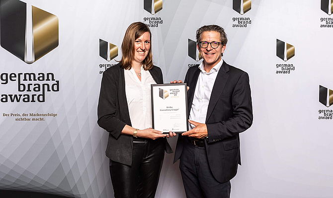 WCG erneut mit German Brand Award ausgezeichnet