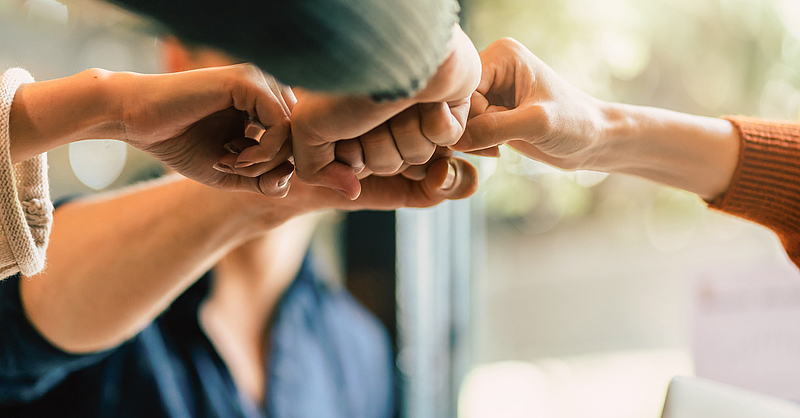 Zusammenhalt im Team