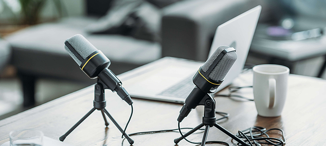 Podcastaufnahme