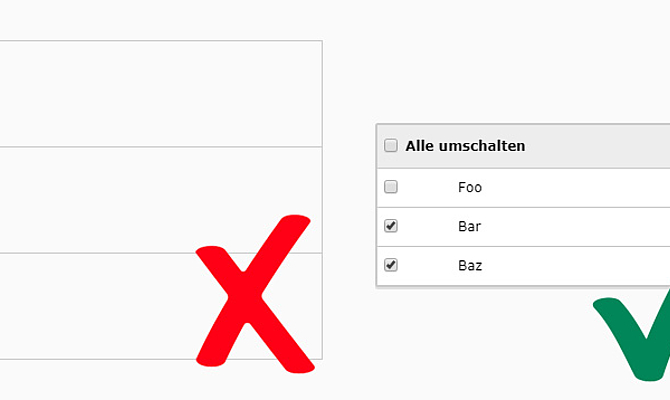 TYPO3 HowTo: Grouping Multiple Checkboxes in DCE 